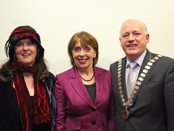 Roisin Shorthall with Sorcha Ni Dhomnaill and Martin McGettigan.  